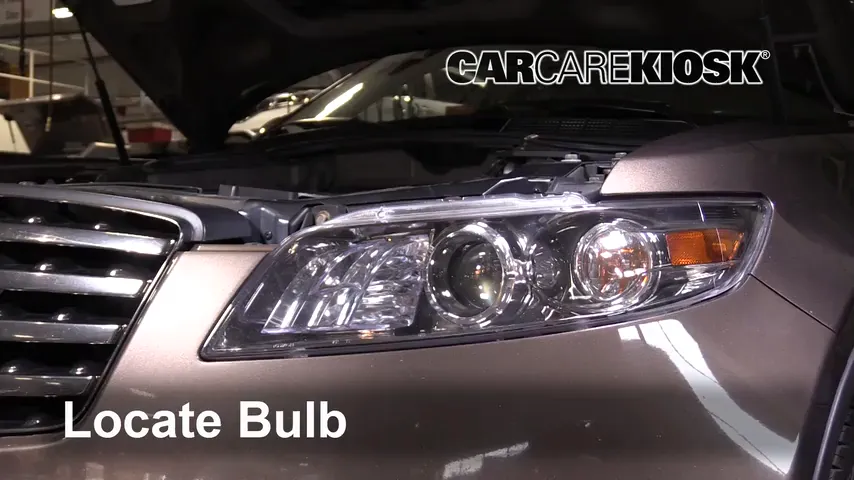 2005 Infiniti FX35 3.5L V6 Lights Turn Signal - Front (replace bulb)